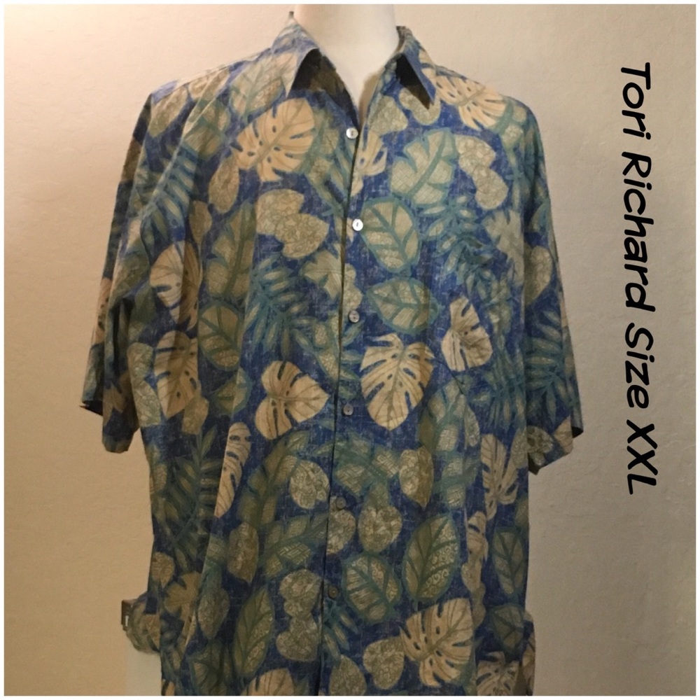 Tori Richard Hawaiian Print Shirt 2XL